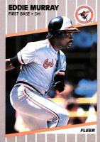 1989 Fleer Glossy #611 Eddie Murray Baseball Card