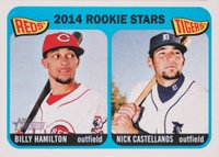 2014 Topps Heritage  #243 Billy Hamilton/Nick Castellanos Baseball Card