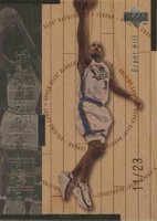 1998 Upper Deck Hardcourt Jordan Holding Court #J8 Grant Hill/Michael Jordan Silver Basketball Card