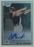2010 Bowman Chrome Prospects #BCP91 Nolan Arenado Refractor-Autograph Baseball Card
