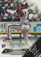 2016 Topps Update #US287 Tim Anderson White Uniform Baseball Card