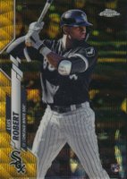 2020 Topps Chrome #60 Luis Robert Gold Wave Refractor Baseball Card