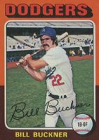 1975 Topps Mini #244 Bill Buckner Baseball Card
