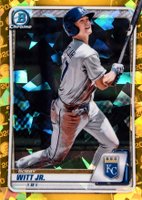 2020 Bowman Draft Chrome Sapphire Edition #BD152 Bobby Witt Jr. Gold Baseball Card