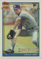 1991 Topps Desert Shield #644 Chuck Crim Baseball Card