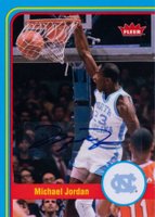 2012 Fleer Retro #1 Michael Jordan Autograph Basketball Card