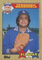 1987 Topps #604 Fernando Valenzuela All-Star Baseball Card