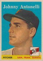 1958 Topps #152 Johnny Antonelli Baseball Card