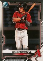 2021 Bowman Chrome Prospects #BCP142 Corbin Carroll Baseball Card