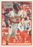 1987 Sportflics #157 A.L. Speed Burners Henderson/Canglosi/Pettis-1986 Copyright Baseball Card