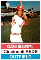1976 Hostess #150 Cesar Geronimo Hand Cut Baseball Card