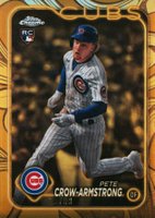 2024 Topps Gilded Collection #51 Pete Crow-Armstrong Baseball Card