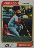 1974 Topps #195 Carlos May Baseball Card