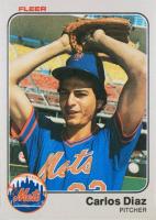 1983 Fleer #540 Carlos Diaz Baseball Card