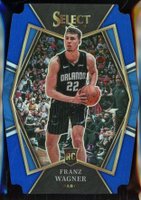 2021 Panini Select #120 Franz Wagner Blue Die-Cut Prizm Basketball Card