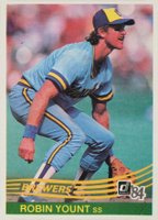 1984 Donruss #48 Robin Yount Baseball Card