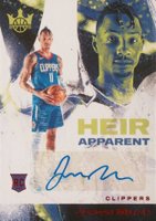 2023 Panini Court Kings Heir Apparent Autographs #HAJML Jordan Miller Ruby Basketball Card