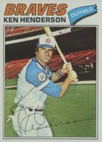 1977 Topps #242 Ken Henderson Baseball Card