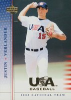 2003 Upper Deck USA Baseball National Team #USA5 Justin Verlander Baseball Card