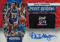 2023 Panini Prizm Fast Break Autographs #FBDTD David Thompson Red Basketball Card