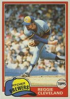 1981 Topps #576 Reggie Cleveland Baseball Card