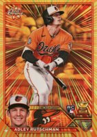 2023 Topps Chrome Radiating Rookies #RR1 Adley Rutschman Baseball Card