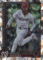 2025 Topps #181 James Wood Diamante Foil Baseball Card
