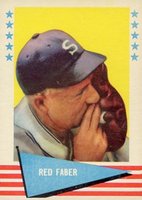 1961 Fleer #24 Red Faber Baseball Card