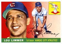 1955 Topps #54 Lou Limmer Baseball Card
