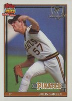 1991 Topps Desert Shield #143 John Smiley Baseball Card