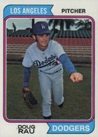 1974 Topps #64 Doug Rau Baseball Card