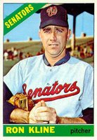 1966 Topps #453 Ron Kline Baseball Card
