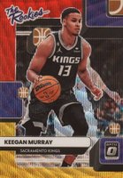 2022 Panini Donruss Optic the Rookies #4 Keegan Murray Red & Gold Wave Basketball Card