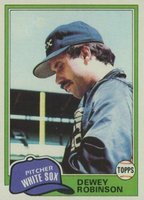 1981 Topps #487 Dewey Robinson Baseball Card