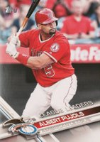 2017 Topps #322 Albert Pujols Baseball Card