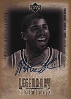 2001 Upper Deck Legends Legendary Signatures #MA-A Magic Johnson Basketball Card