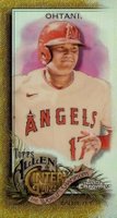 2022 Topps Allen & Ginter Chrome #58 Shohei Ohtani Mini-Gold Refractor Baseball Card