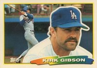 1988 Topps Big Baseball #191 Kirk Gibson Baseball Card