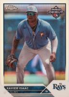 2023 Topps Pro Debut #PDC90 Xavier Isaac Chrome-Refractor Baseball Card