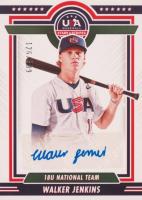 2021 Panini Stars & Stripes USA 18U National Team Signatures #WJ Walker Jenkins Baseball Card