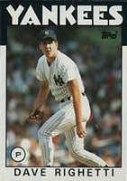 1986 Topps #560 Dave Righetti Baseball Card