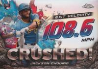 2024 Topps Chrome Update Crushed #CR9 Jackson Chourio Baseball Card