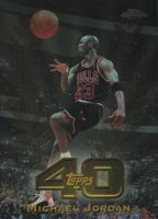 1997 Topps Chrome Topps 40  #T5 Michael Jordan Basketball Card