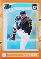 2024 Panini Donruss #131 Paul Skenes Optic-Orange Baseball Card