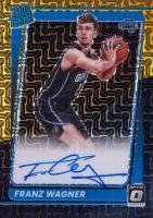 2021 Panini Donruss Optic #185 Franz Wagner Autograph-Black/Gold Choice Basketball Card