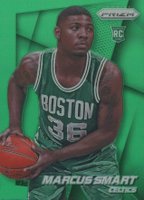 2014 Panini Prizm #256 Marcus Smart Green Prizm Basketball Card