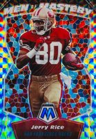 2020 Panini Mosaic Men of Mastery #MM5 Jerry Rice Mosaic Football Card