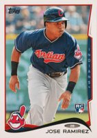 2014 Topps #424 Jose Ramirez Baseball Card