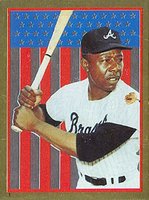 1983 Topps Stickers #1 Hank Aaron Baseball Card
