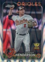 2024 Topps Chrome #36 Gunnar Henderson Raywave Baseball Card